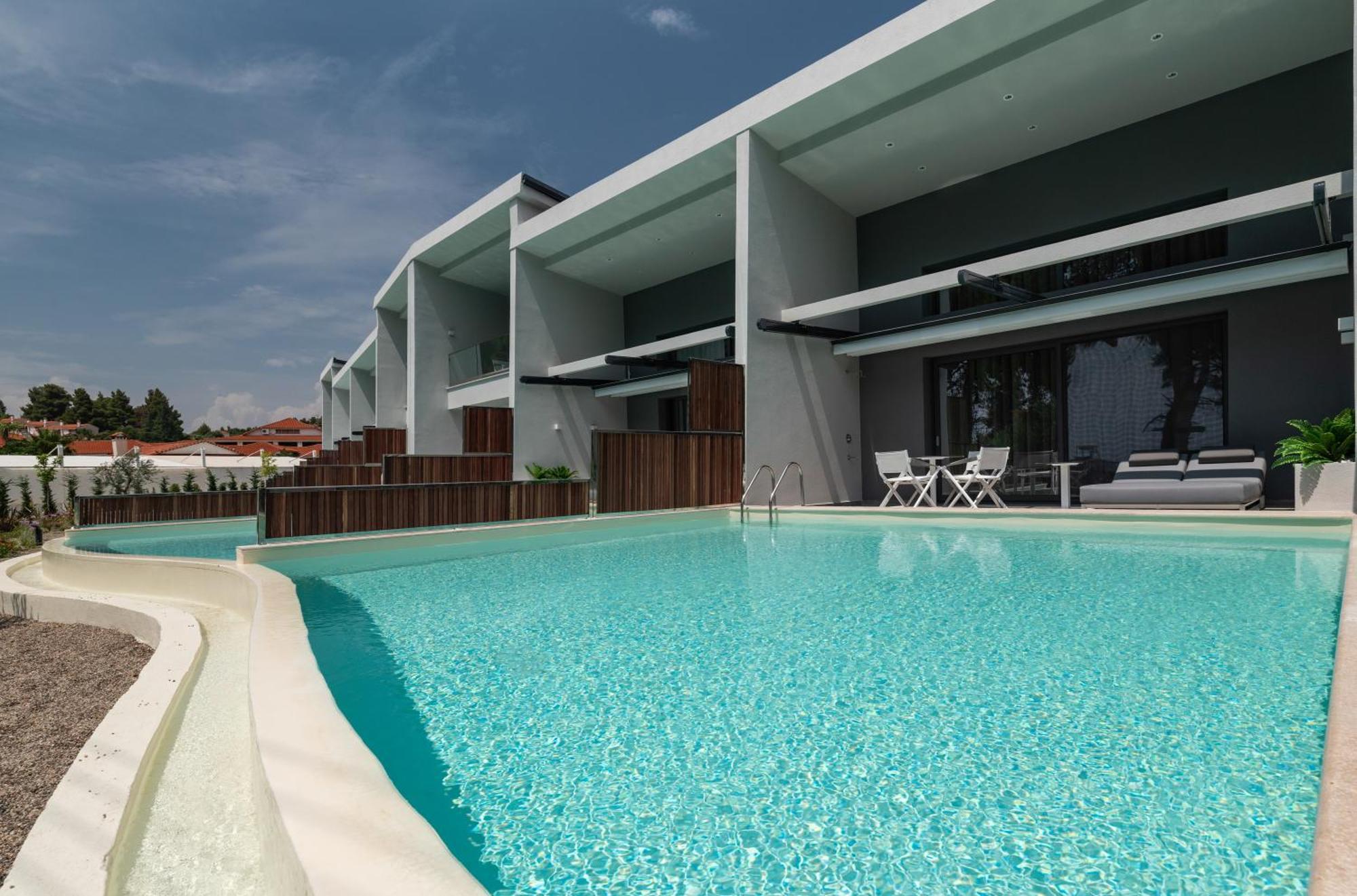 ניקיטי Lagomandra Luxury Suites With Private Pools מראה חיצוני תמונה